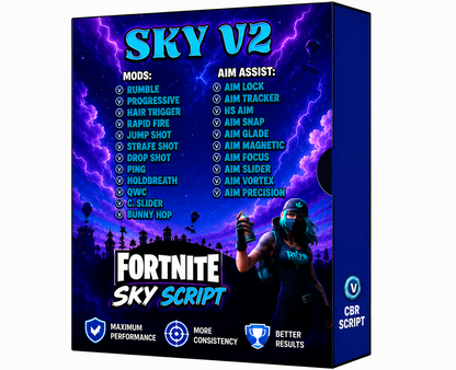SKY V2 Fortnite Aim Assist Script for Cronus Zen – Strong Tracking, Aim Lock & Plug and Play