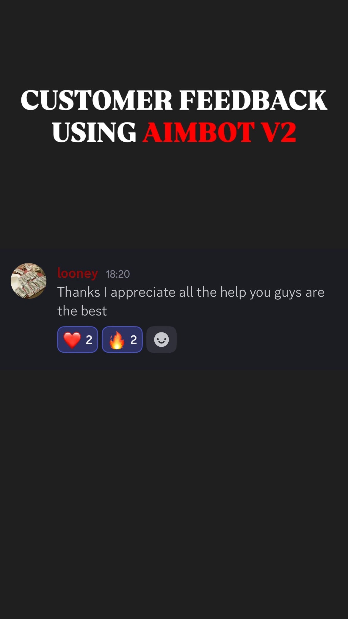 Original customer feedback message 4
